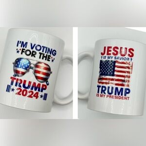 TRUMP Mug 11.8 oz Red White & Blue NEW!